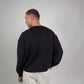 Relaxed-Fit Sweater - Pure Black