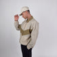 Leichte Nylonjacke – Beige/Olive