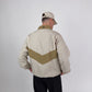 Leichte Nylonjacke – Beige/Olive