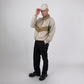 Leichte Nylonjacke – Beige/Olive