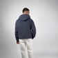 Woven LS Hoodie - Grape Blue