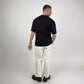 Woven LS T-Shirt - Pure Black