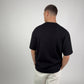Woven LS T-Shirt - Pure Black