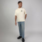 Woven LS T-Shirt - Aqua White