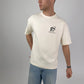 Woven LS T-Shirt - Aqua White