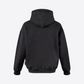 Woven LS Hoodie - Pure Black