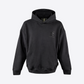 Woven LS Hoodie - Pure Black