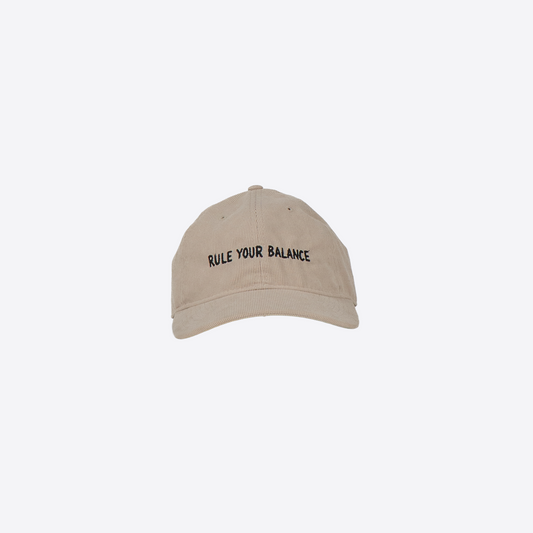 Rule Your Balance Cord Cap – Beige