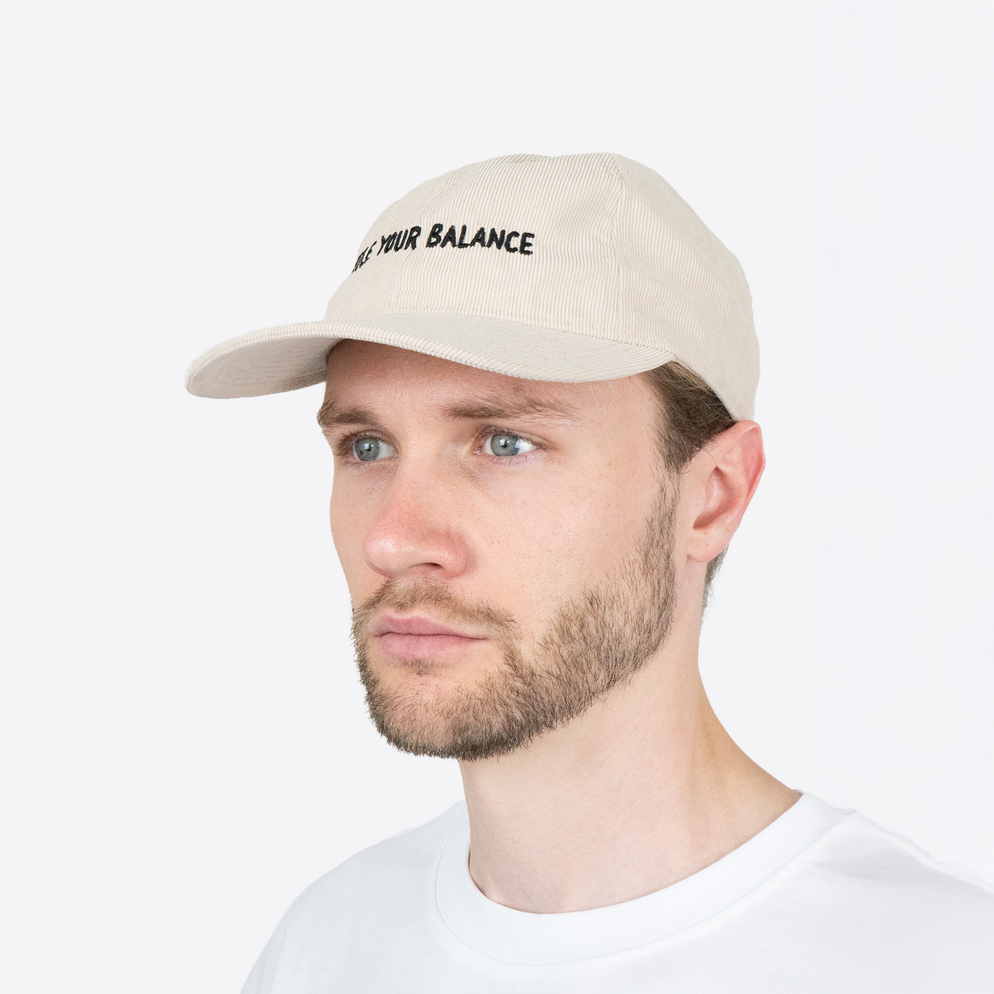 Rule Your Balance Cord Cap – Beige