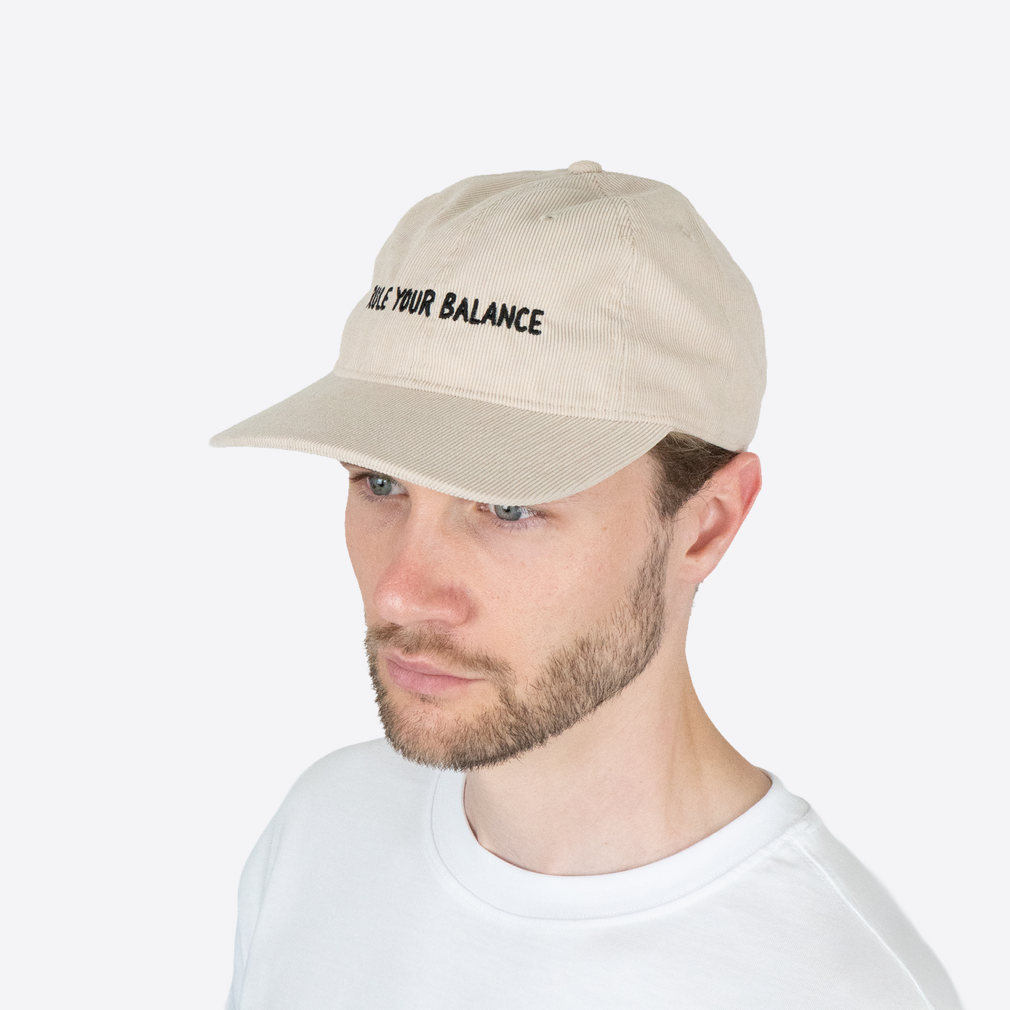 Rule Your Balance Cord Cap – Beige