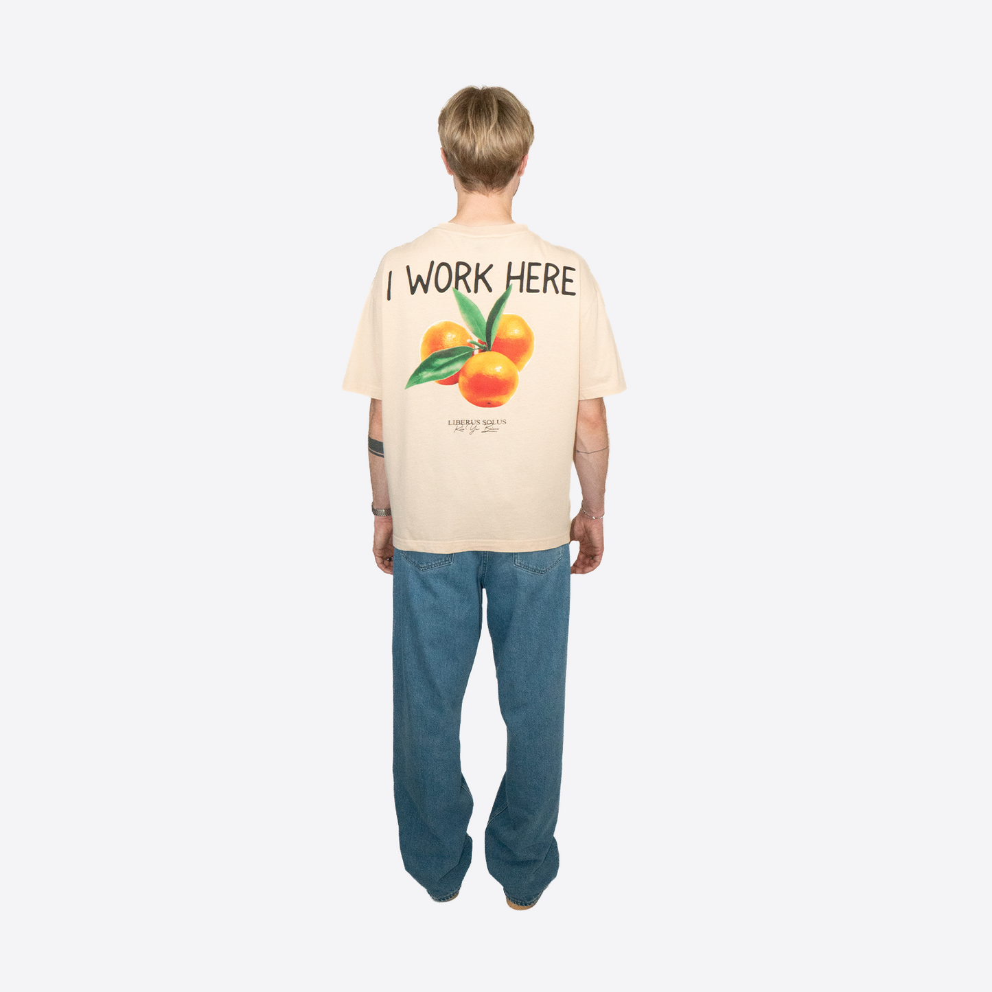 CLUB LISO T-Shirt - Peach