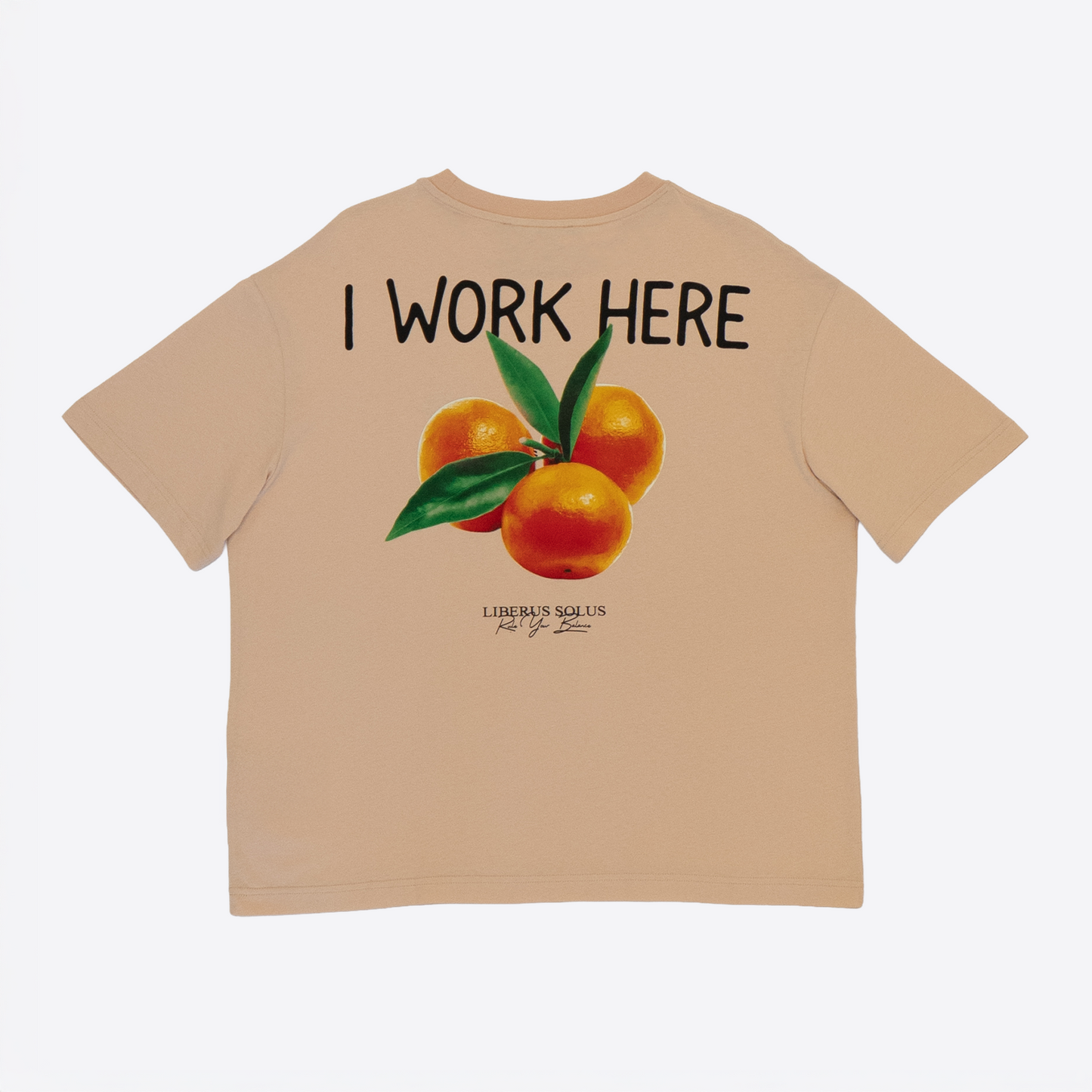 CLUB LISO T-Shirt - Peach