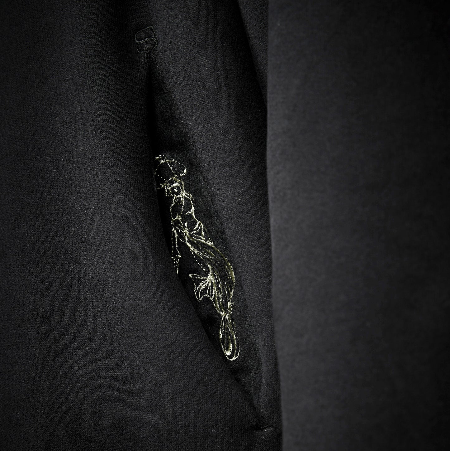 LISO Patch Hoodie - Pure Black