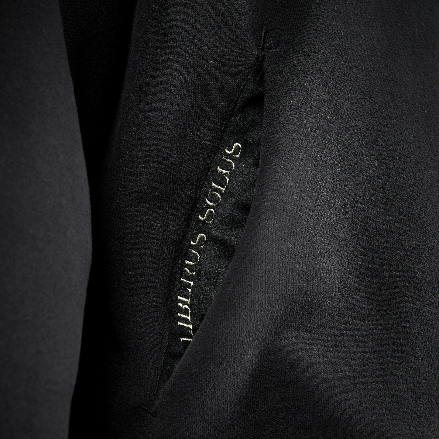 LISO Patch Hoodie - Pure Black