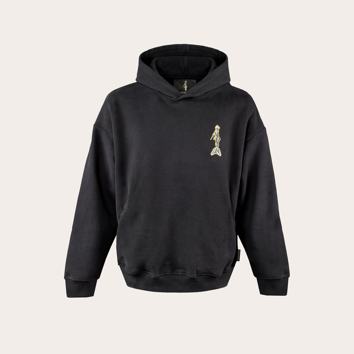 LISO Patch Hoodie (Pure Black)