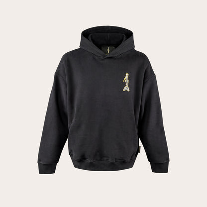 LISO Patch Hoodie (Pure Black)