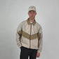 Leichte Nylonjacke – Beige/Olive